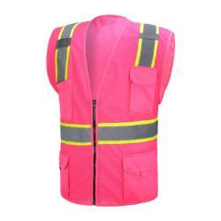 Жилет сигнальный строительный с отражающими полосами (арт. 25-5080046)