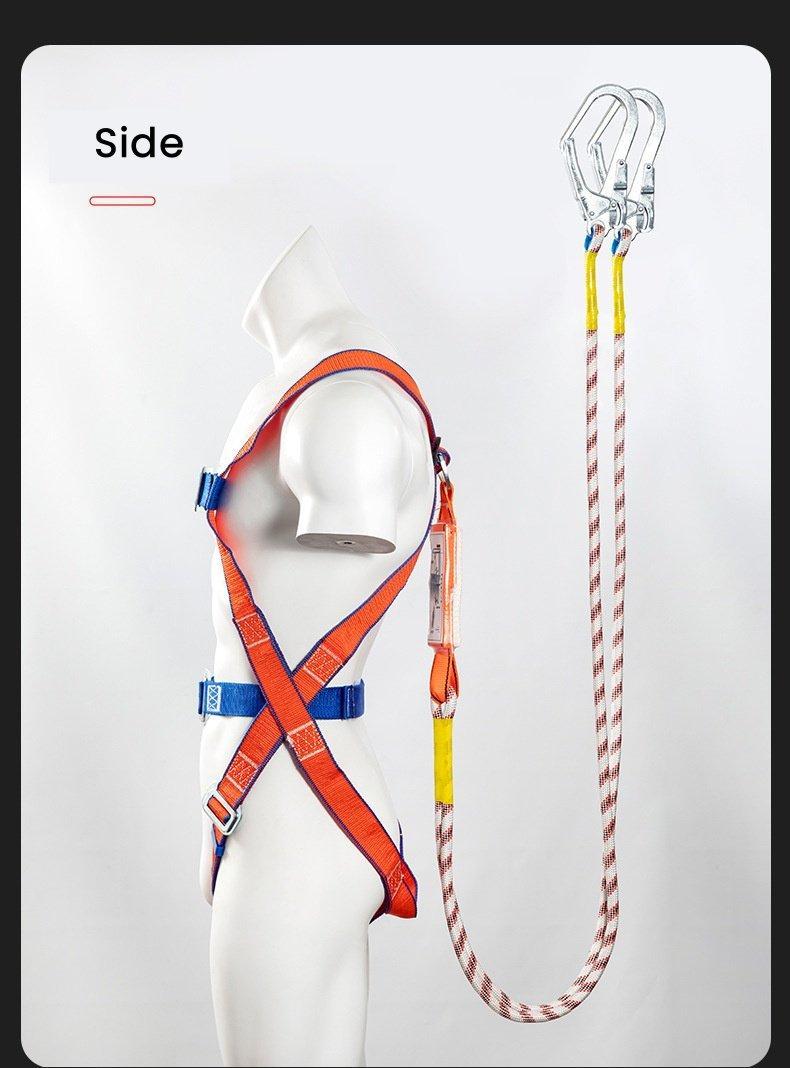 Страховочная система с двойными крюками для работы на высоте (арт. 25-5080153)