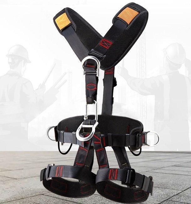 Страховочная привязь с поясом и крючками, 5 точек (арт. 25-5080161)