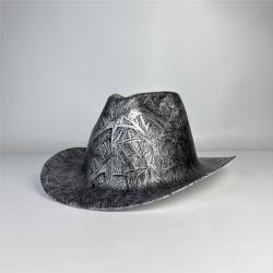 Каска строительная ковбойская с полями многоцветная легкая (арт. 25-5080199)