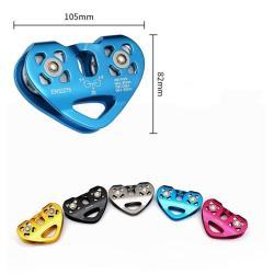 Блок роликовый двойной для скалолазания и спасения 30KN (арт. 25-5080215)