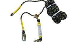 Страховочная система с амортизатором и тросом 25ft для высотных работ (арт. 25-5080294)