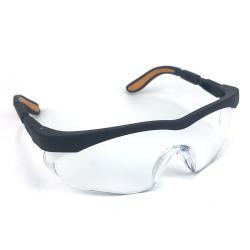 Очки защитные черно-оранжевые с антицарапинными линзами (арт. 25-5080300)