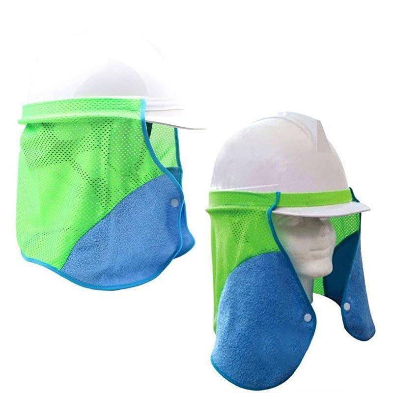 Козырек для каски дышащий многоцветный с кнопкой и резинкой (арт. 25-5080310)