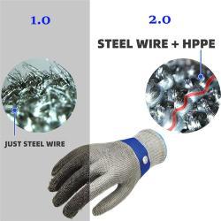 Перчатка защитная стальная 316 с устойчивостью к порезам (арт. 25-5080329)