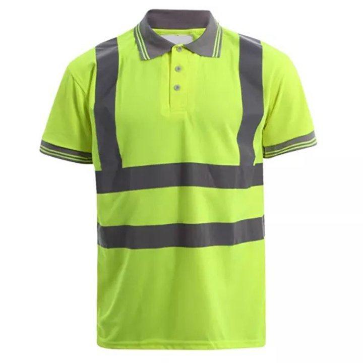 Футболка рабочая сигнальная с карманом и светоотражающими полосами (арт. 25-5080334)