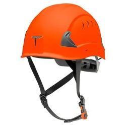 Каска защитная синяя с визором и ремешком без полей (арт. 25-5080368)