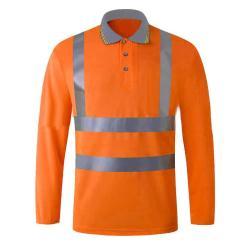 Футболка рабочая с длинным рукавом и светоотражающими элементами (арт. 25-5080422)