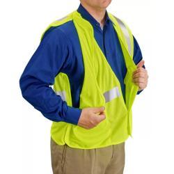 Жилет сигнальный полиэстер сетка светоотражающий (арт. 25-5080446)