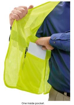Жилет сигнальный полиэстер сетка светоотражающий (арт. 25-5080446)