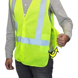 Жилет сигнальный полиэстер сетка светоотражающий (арт. 25-5080446)