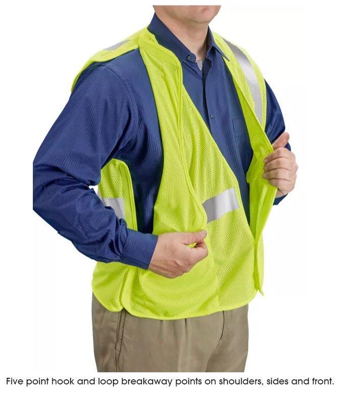 Жилет сигнальный светоотражающий из полиэстера с логотипом (арт. 25-5080472)