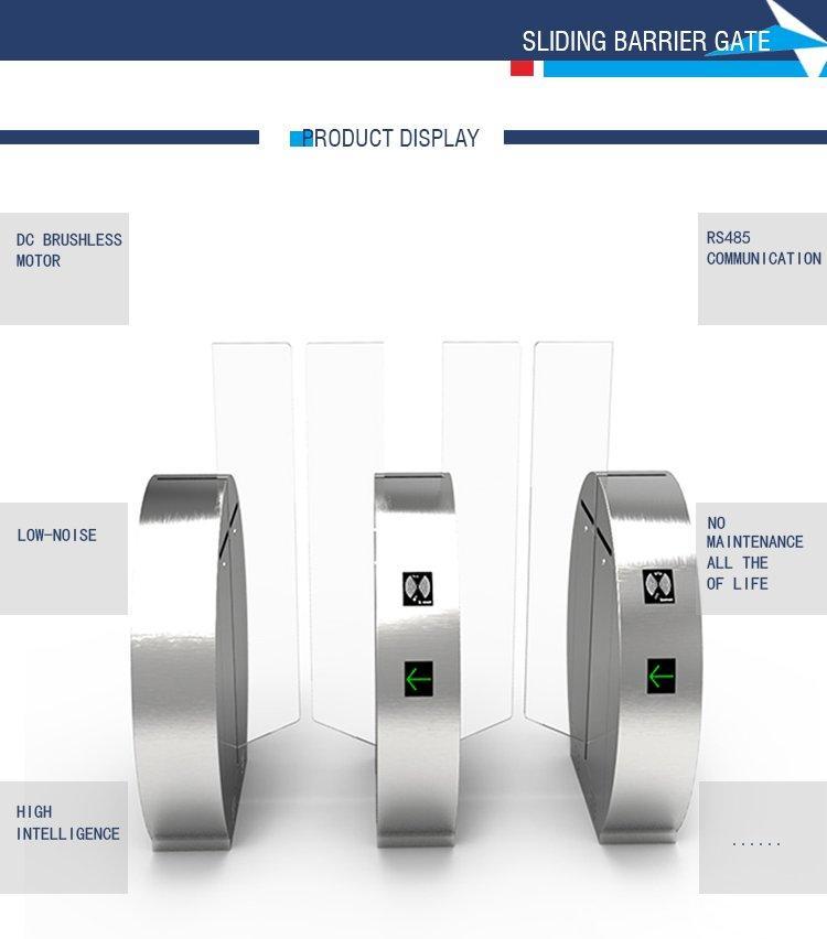 Турникет раздвижной из нержавеющей стали S304 с DC мотором (арт. 25-5080549)
