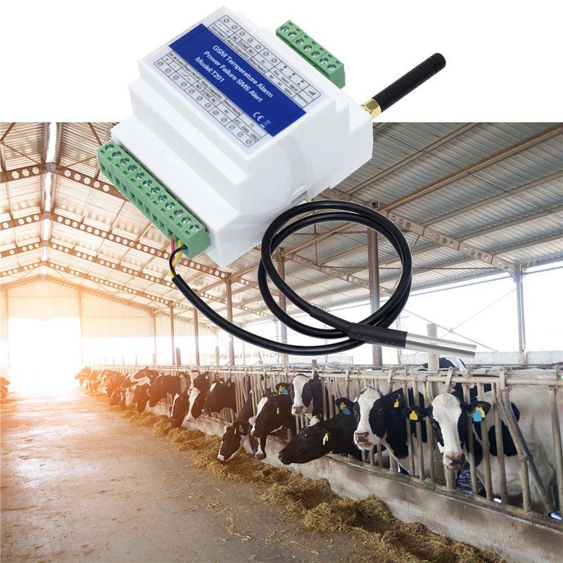 Контроллер доступа GSM с реле и датчиками температуры и влажности (арт. 25-5080554)