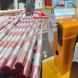 Шлагбаум дорожный алюминиевый круглый 3м 50мм диаметр (арт. 25-5080635)