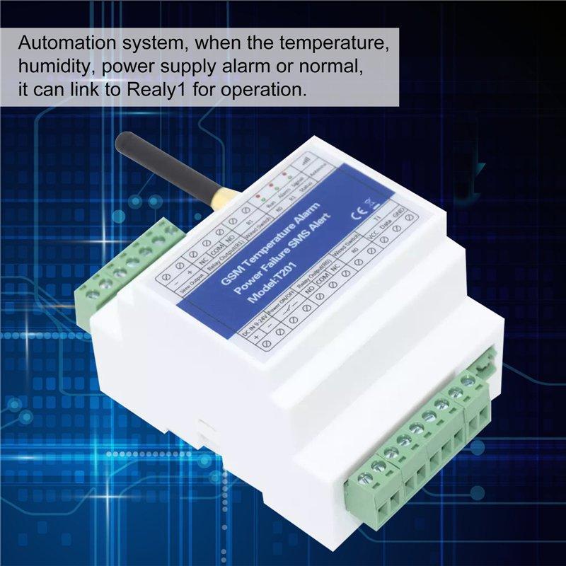 Контроллер доступа GSM T201 с датчиками температуры и влажности (арт. 25-5080732)