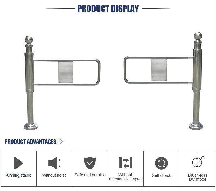 Турникет электронный односторонний с поворотной створкой (арт. 25-5080755)