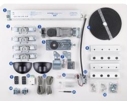 Дверь автоматическая стеклянная с микроволновым датчиком (арт. 25-5080897)