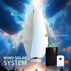 Генератор гибридный солнечно-ветровой 10кВт для дома (арт. 25-5080963)