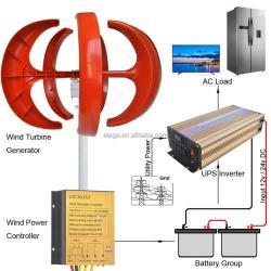 Ветрогенератор вертикальный бытовой 100W 500W 800W (арт. 25-5081004)