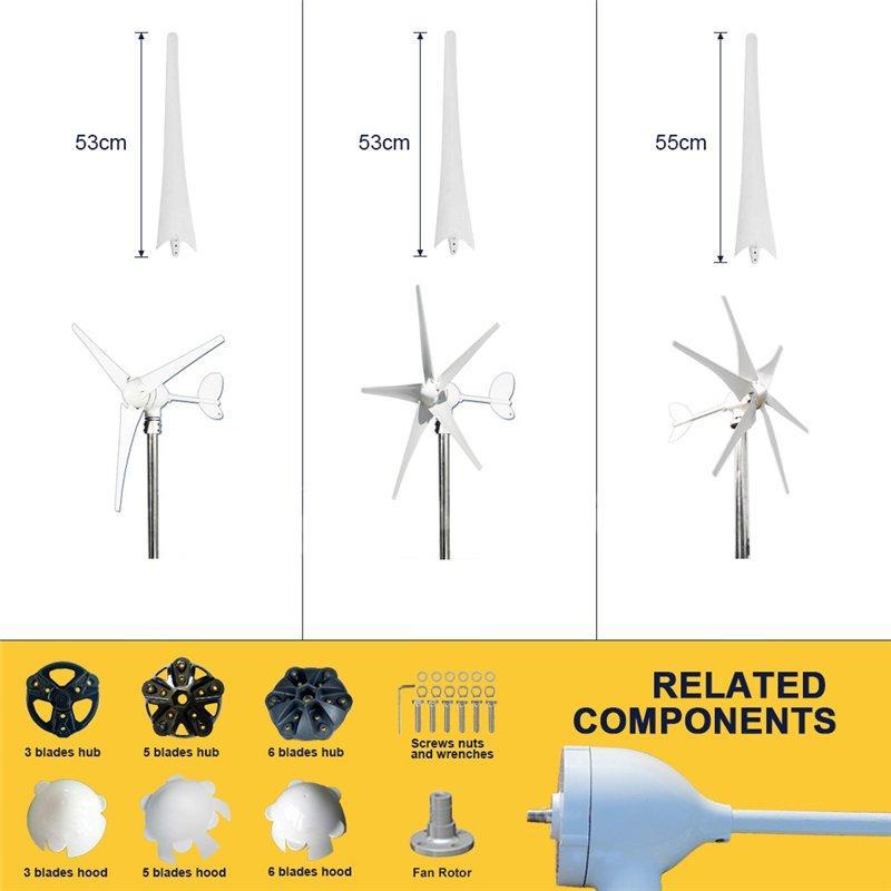 Генератор ветровой мини домашний эффективный ELEGE (арт. 25-5081025)