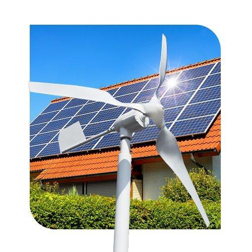 Ветрогенератор горизонтальный 24V 48V 1-5KW 1000-5000W (арт. 25-5081069)