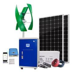 Система энергоснабжения гибридная солнечно-ветровая 5 кВт (арт. 25-5081076)