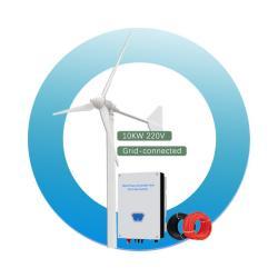 Ветротурбина горизонтальная 5KW для дома с подключением к сети (арт. 25-5081104)