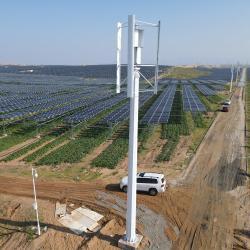 Генератор ветровой вертикальный 2KW 48V гибридный солнечный (арт. 25-5081137)