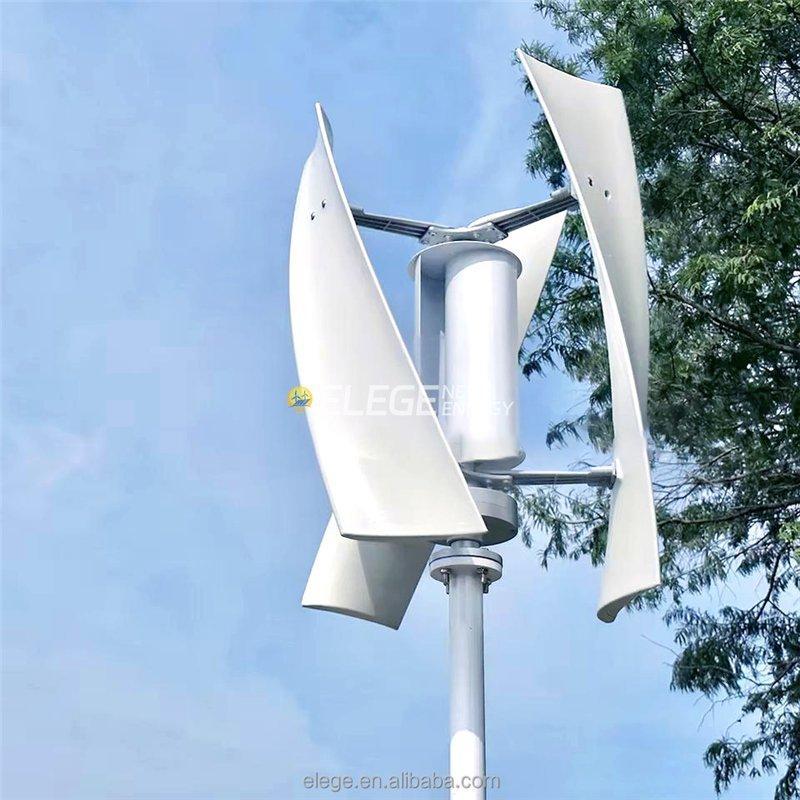 Ветрогенератор вертикальный 2000W 12V 24V 48V система (арт. 25-5081247)