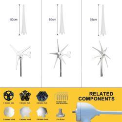 Ветрогенератор вертикальный для дома 1000W 12V 24V (арт. 25-5081339)