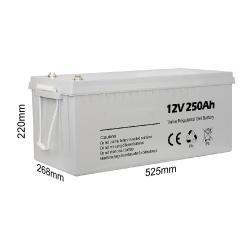 Аккумулятор гелевый свинцово-кислотный 12V 50-250AH (арт. 25-5081358)