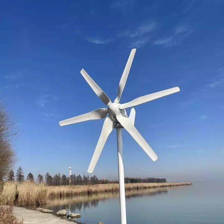 Ветрогенератор для дома 800W 12V 24V 6 лопастей (арт. 25-5081377)