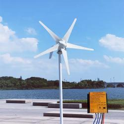 Ветрогенератор с 3/5/6 лопастями 12V 24V 48V 500W 1000W (арт. 25-5081411)