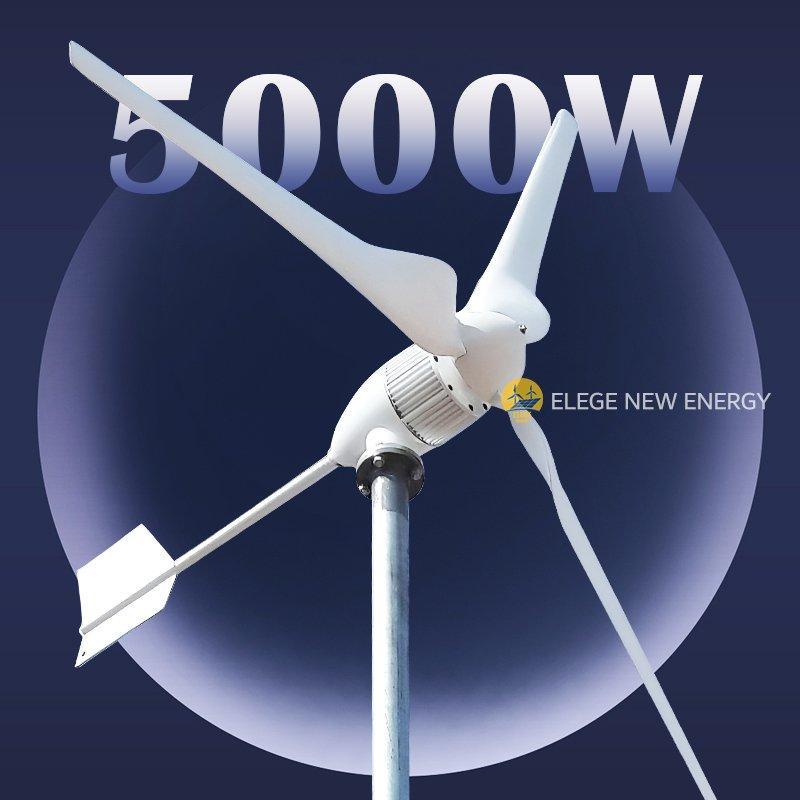 Ветрогенератор горизонтальный 48V 1-3kW с MPPT контроллером (арт. 25-5081432)