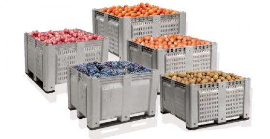 Контейнер пластиковый HDPE усиленный для фруктов 1200x1000x760 мм (арт. 25-5081447)