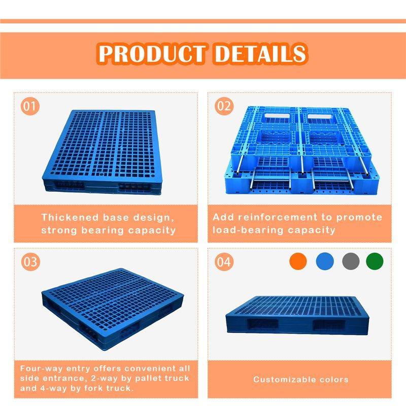Поддон пластиковый двусторонний с усилением стальной трубой (арт. 25-5081488)