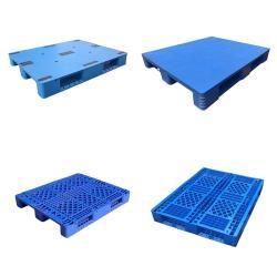 Паллеты пластиковые синие евро 4-сторонние 1200*1000 (арт. 25-5081489)