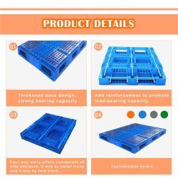 Паллет пластиковый модульный с 6 стальными трубами (арт. 25-5081534)