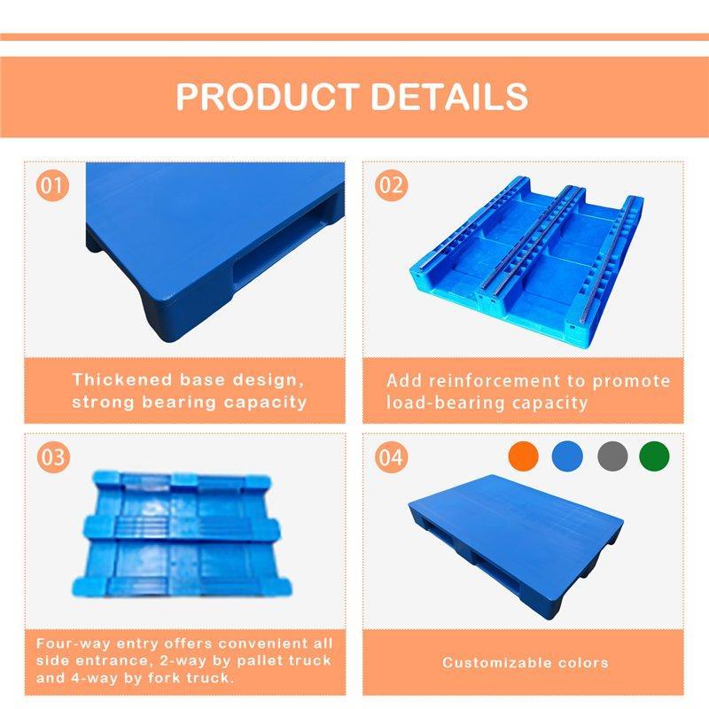 Поддон пластиковый усиленный HDPE стальной 1200x800 мм (арт. 25-5081541)