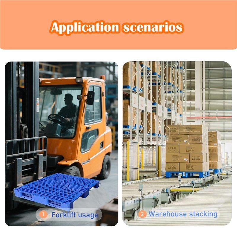 Паллет пластиковый HDPE усиленный 4-сторонний 1200x800 мм (арт. 25-5081573)