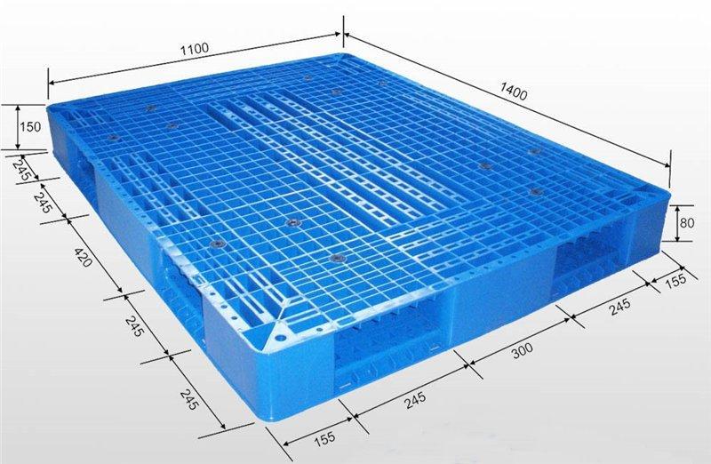 Поддон пластиковый двусторонний HDPE для штабелирования (арт. 25-5081576)