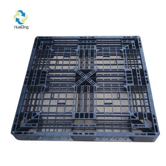 Паллет пластиковый черный евро стиль 1100*1100 односторонний (арт. 25-5081605)