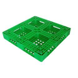 Паллеты пластиковые односторонние с решетчатой декой 4-х сторонний вход (арт. 25-5081609)