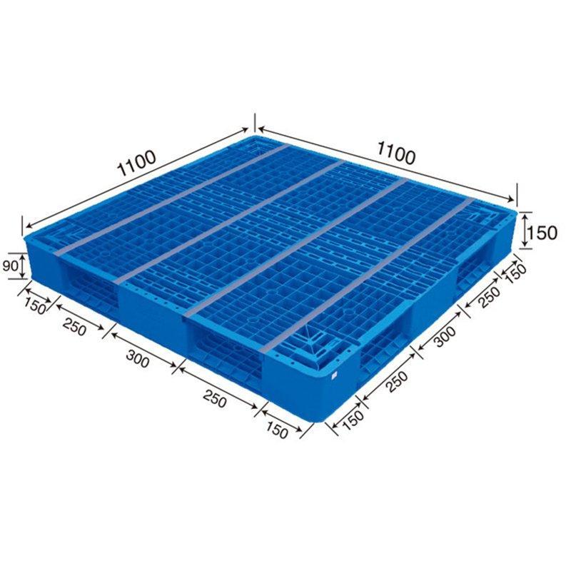 Паллет пластиковый легкий двухсторонний HDPE для тяжелых грузов (арт. 25-5081611)