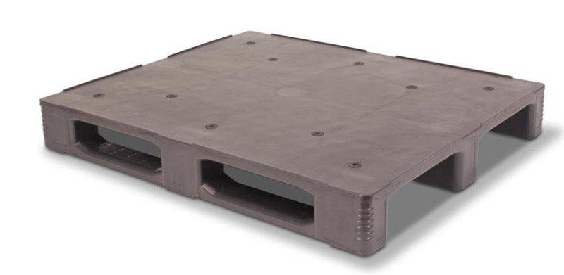 Паллет пластиковый промышленный прочный 4-сторонний стандарт (арт. 25-5081621)