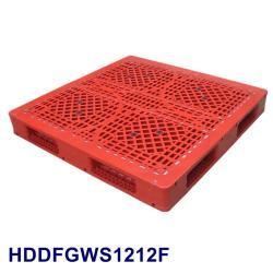 Паллет пластиковый двусторонний 4-сторонний вход 1200x1200 мм (арт. 25-5081624)