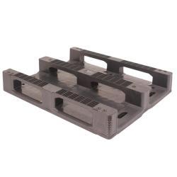 Паллеты пластиковые черные односторонние 4-сторонний вход (арт. 25-5081637)