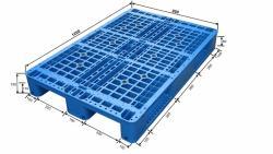 Паллет пластиковый противоскользящий 1200x800 экономичный (арт. 25-5081689)