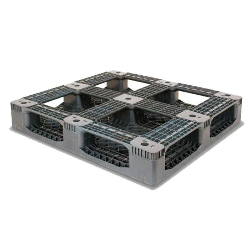 Паллеты пластиковые односторонние 4-сторонние для склада (арт. 25-5081693)